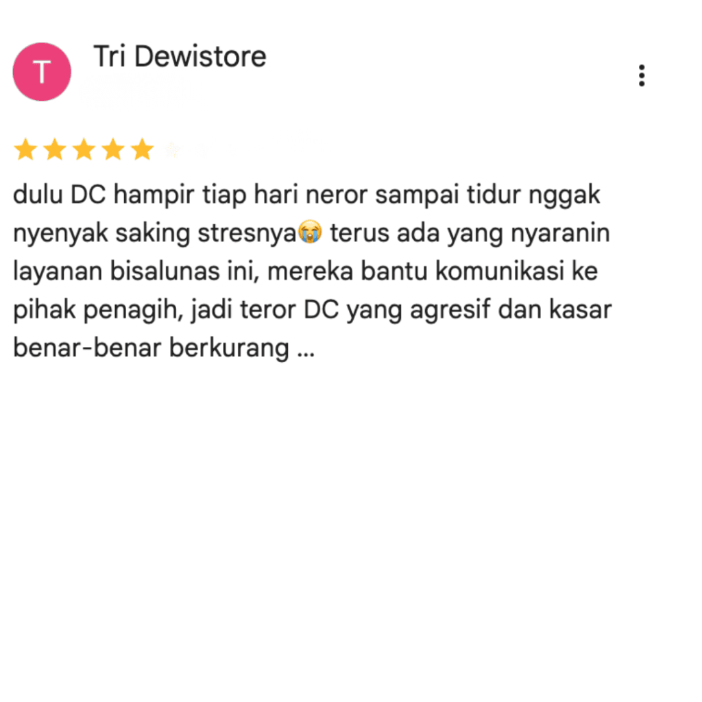 Review dari Tri Dewistore